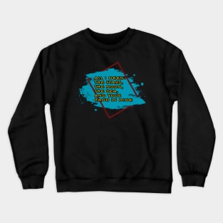 All I need: The stars, the moon, the sea and your hand in mine, Romantic and Inspirational Quote Crewneck Sweatshirt